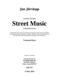 Street Music Orchestra sheet music cover Thumbnail